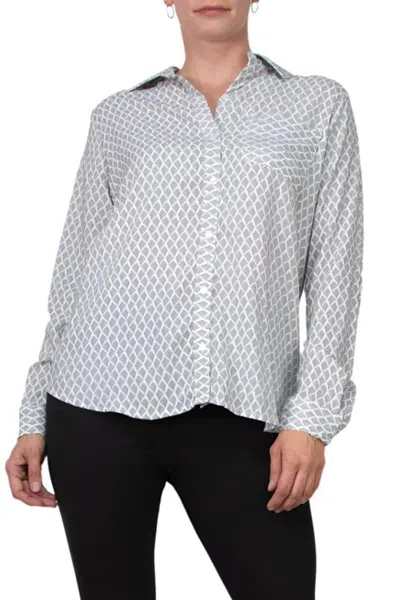 Truedames Slubbed Woven Chest Pocket Shirt In Multi