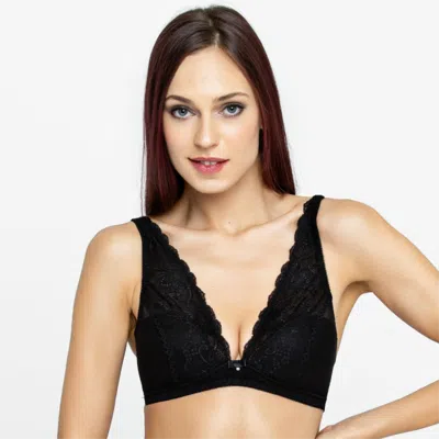 Truedames Smooth V Shape Bralette In Black