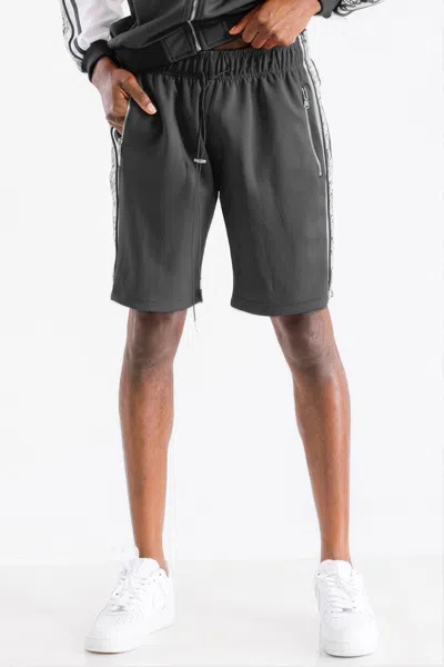 Truedames Snake Print Shorts In Black