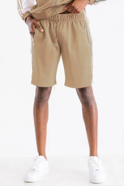 Truedames Snake Print Shorts In Green