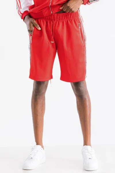 Truedames Snake Print Shorts In Red