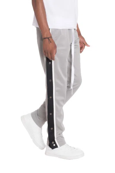 Truedames Snap Button Track Pants In Grey