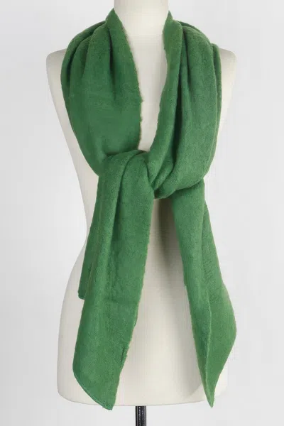 Truedames Soft Cotton Wrap Scarf In Green