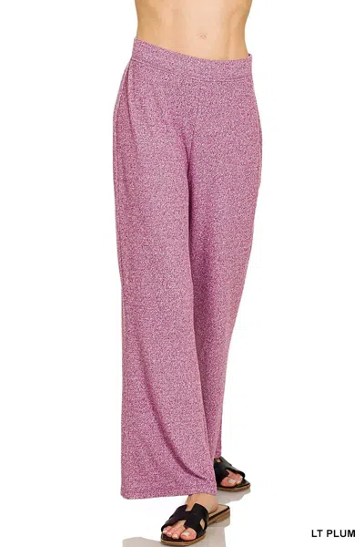 Truedames Soft Elastic Waisted Flare Pants In Multi