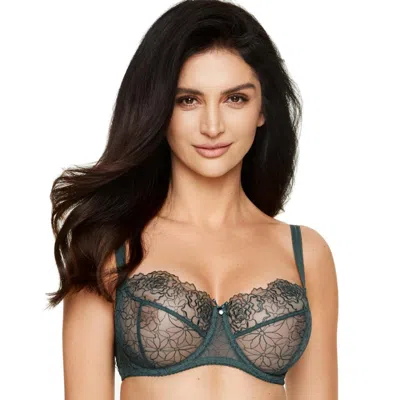 Truedames Soft Mesh Full Coverage Bra In Gold