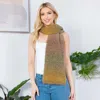 Truedames Soft Ombre Gradient Knit Scarf In Multi