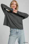 Truedames Soft Stretch Basic Top In Grey