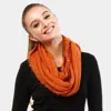 Truedames Solid Boucle Infinity Scarf In Pink
