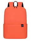 Truedames Solid Color Nylon Backpack Bag In Orange