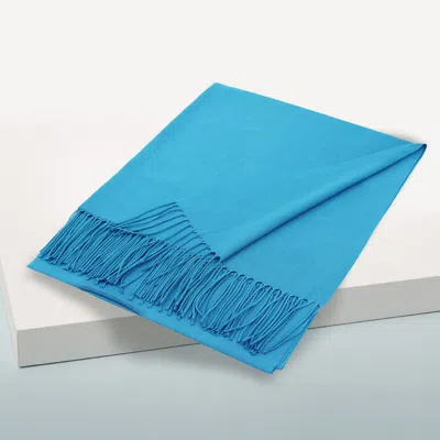 Truedames Solid Color Pashmina Scarf Shawl In Green