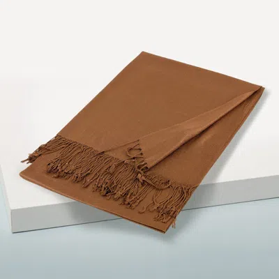 Truedames Solid Color Pashmina Scarf Shawl In Blue