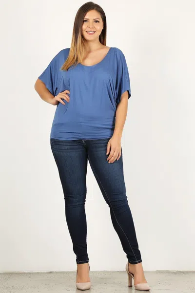 Truedames Solid Knit Top, With A Flowy Silhouette In Multi
