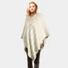 Truedames Solid Plaid Poncho In Multi