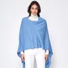 Truedames Solid Scarf Poncho In Multi