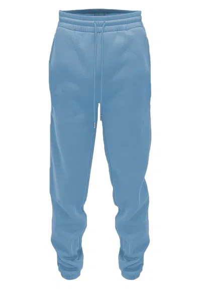 Truedames Solid Sweat Pant Joggers In Blue