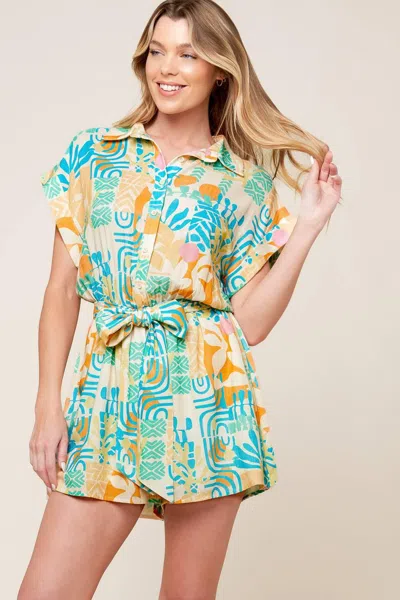Truedames Something Special Woven Romper In White