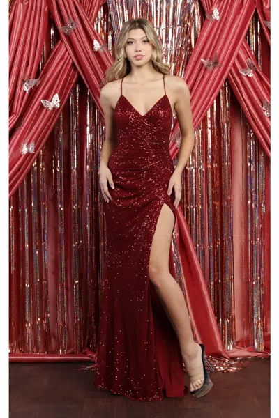 Truedames Special Occasion Formal Gown In Red