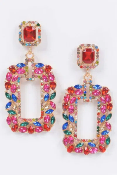 Truedames Stone Earring In Pink