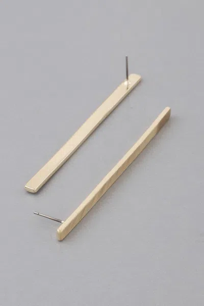 Truedames Streak Bar Drop Earrings In Gold