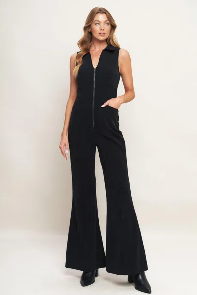Truedames Street Icon Black Corduroy Jumpsuit