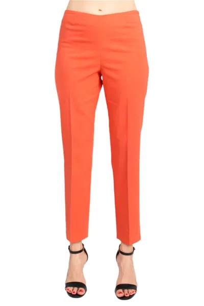 Truedames Stretch Cotton Lisa Pant In Brown