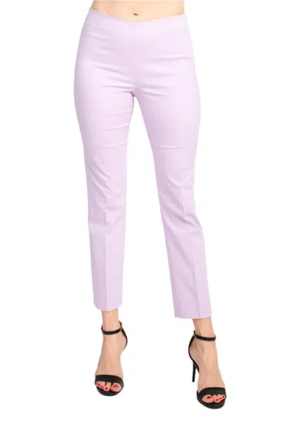 Truedames Stretch Cotton Lisa Pant In Purple