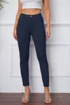 Truedames Stretchystitch Pants By Basic Bae In Blue