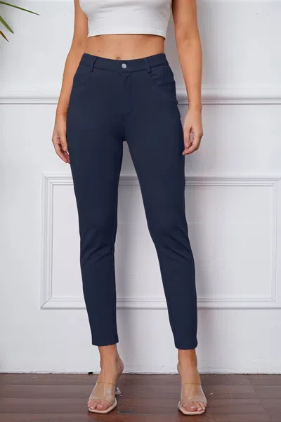Truedames Stretchystitch Pants By Basic Bae In Blue