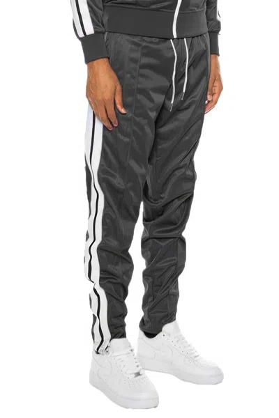 Truedames Striped Tape Track Pants In Black