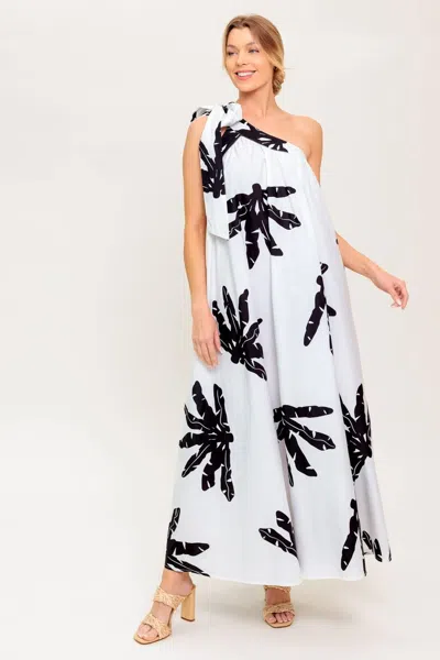 Truedames Sunset Serenade Woven Maxi Dress In White