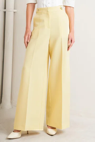 Truedames Sunshine Dream Woven Pants In Yellow