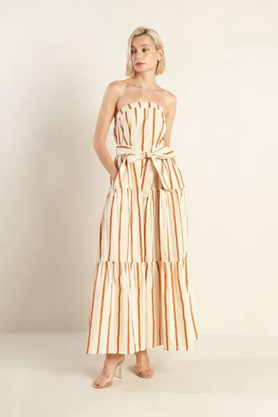 Truedames Sweet Reminiscence Woven Maxi Dress In Multi