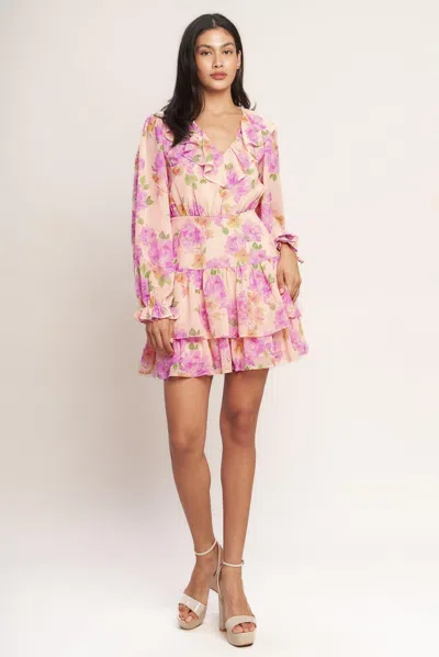 Truedames Sweet Serendipity Woven Mini Dress In Pink