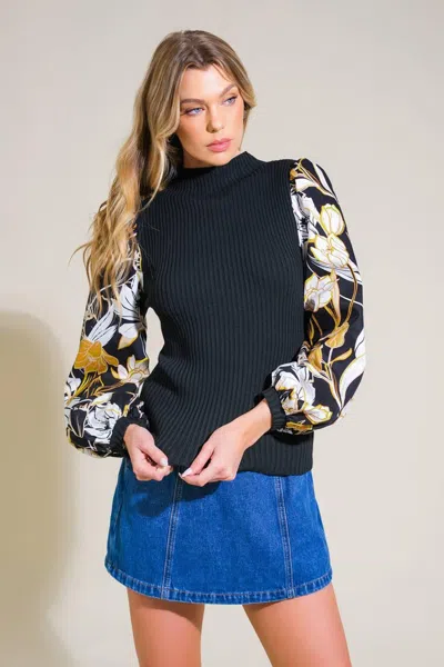 Truedames Sweet Taste Sweater Top In Black