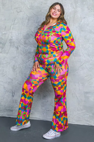 Truedames Sweetest Shower Scuba Tracksuit In Multi