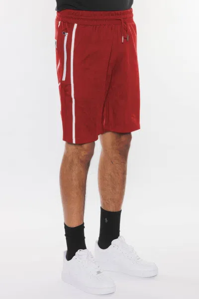 Truedames Taped Stripe Shorts In Red
