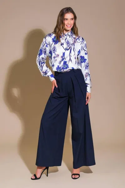 Truedames Terrace Views Woven Pants In Blue