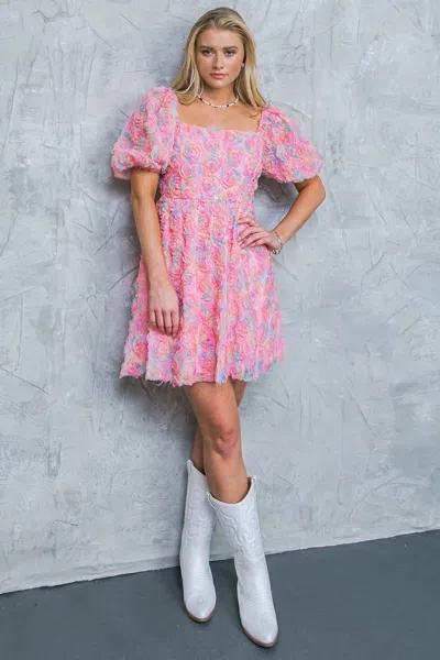 Truedames The Most Notable Woven Mini Dress In Multi