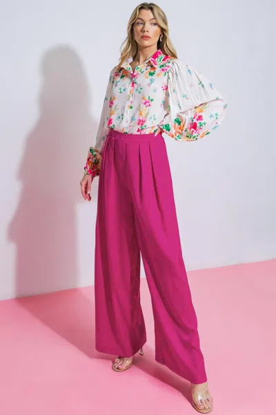 Truedames The Right Addition Woven Pants In Pink