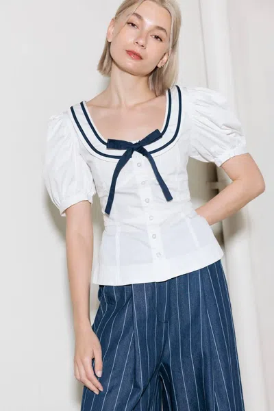 Truedames The Sweetest Touch Woven Top In Multi