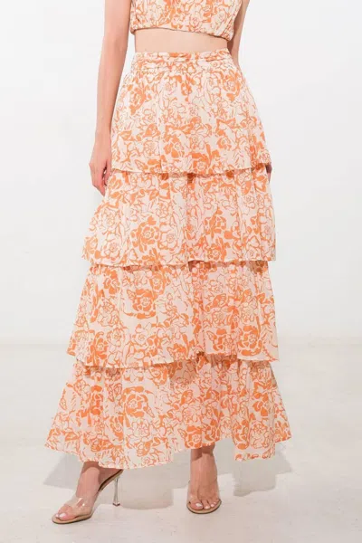 Truedames There In My Mind Woven Maxi Skirt In Multi