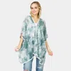 Truedames Tie Dye Cover Up Poncho In Multi