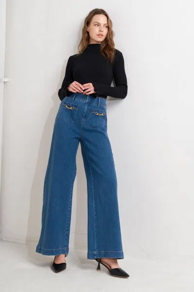 Truedames Timeless Blue Denim Pants