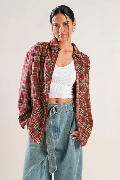 Truedames Timeless Charm Woven Top In Multi