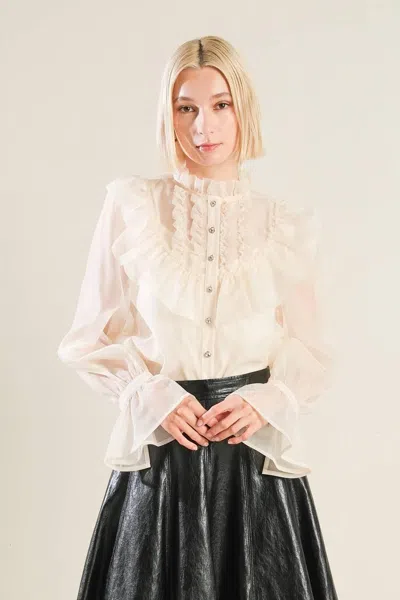 Truedames To My Love Woven Blouse In White