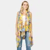 Truedames Tropical Leaf Printed Vest In Multi