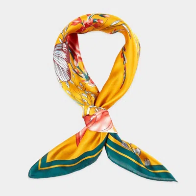 Truedames Tropical Leaves Print Bandana Scarf In Multi