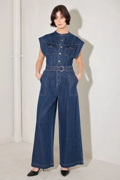 Truedames True Blue Love Denim Jumpsuit