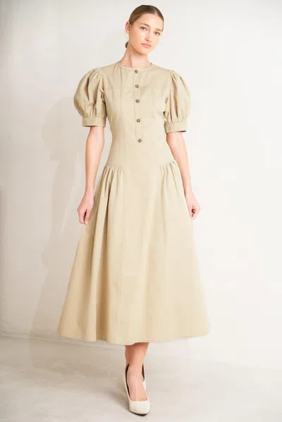 Truedames Understated Icon Woven Midi Dress In Multi