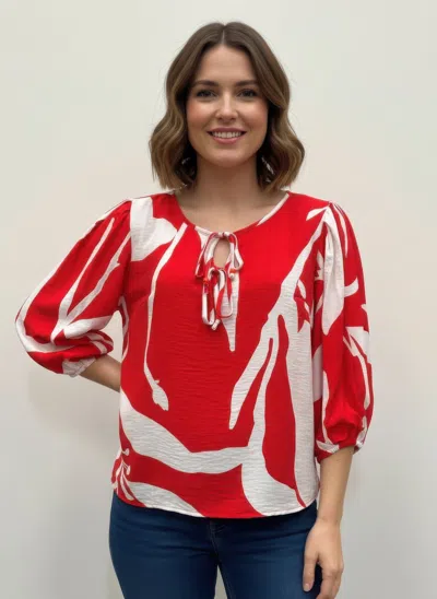 Truedames Unique Spectrum Blouse In Metallic